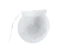CTIRCHIU Lot de 100 Sachets à Thé en Papier de Bois Blanc Jetables avec Cordon pour Infusion Optimale de Thé en Vrac et Poudre D'herbes Maison Bureau