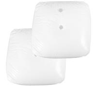 CTIRCHIU Lot de 2 Paquet de Lestage Carrés Remplissables en Pvc, Base Stabilisatrice pour Arche Ballon et Pied de Parasol de Terrasse, Poids pour Décorations Festives et Événements