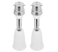 CTIRCHIU Lot de 2 Rallonges pour Douille B22 vers E27, Adaptateur de Lampe Réglable 11,4 Cm, Orientation Verticale 90° et Horizontale 360°, Supporte 110-250 V, Capacité Électrique Max 150