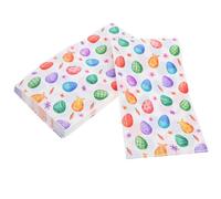 CTIRCHIU Lot de 20 Serviettes de Table Jetables en Papier Décorées Motifs Œufs de Pâques, Couleur Multicolore, Taille Standard, pour Décoration Table Fête, Anniversaire et Célébrations