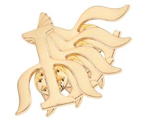 CTIRCHIU Lot de 4 Broches en Alliage de Cœur Lettres Grecques Épingle de Psychologue pour Femme Épingle de Revers Décorative pour Manteaux Paquet et Tenues Psychothérapie
