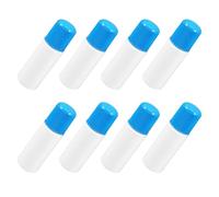 CTIRCHIU Lot de 8 Flacons Applicateurs de Liquide 30ml Embout Éponge Bleu en Plastique, Résistant aux Chocs et Étanche, pour Usage Personnel et Soin Familial