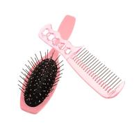 CTIRCHIU Lot De Brosse à Cheveux Petite Brosse Peigne Rose Cheveux Lissante Démêlante Portable