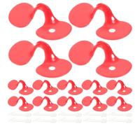 CTIRCHIU Lunettes pour Poules de Compagnie Anti-picage Rouge en Abs, Surface Lisse, Pack de 100 Pièces pour Serrage et Jardin, Protection Les Combats Couleur Aléatoire