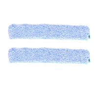CTIRCHIU Manchons de Rechange en Tissu Fin Bleu pour Lave-vitres, 2 Pièces Réutilisables, Entretien Facile, Adaptés pour Nettoyage des Fenêtres en Verre la Maison Bureau