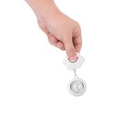 CTIRCHIU Montre d'Infirmière à Clip, Montre de Poche en Silicone Souple, Aiguilles Lumineuses, Pratique pour Infirmières et Aides-Soignantes en Milieu Hospitalier