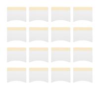 CTIRCHIU Patch Extension de Cils Professionnel en Coton Blanc, 40 Pièces, Facile à Enlever, Emballage Portable, Démaquillage Voyage