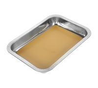 CTIRCHIU Plateau de Dissection Couleur Argenté Polie en Acier Inoxydable Bac de Dissection Sécurisé pour Laboratoire et Enseignement en