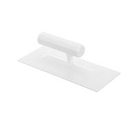 CTIRCHIU Plâtre Plastique Finisseur avec Poignée Ergonomique Confortable Truelle Blanche à Bout Carré pour Enduit Peinture Murale Maçonnerie et Bricolage