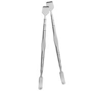 CTIRCHIU Points des Visage Acier de Extracteur 2pcs Noirs Inoxydable Léger Poignée Confortable Épuration Pores et Soin pour Facial Femme