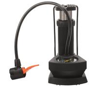 CTIRCHIU Pompe de Gonflage Noire Multifonction pour Vélo et Scooter, Compresseur Manuel Portable Manomètre, Haute Pression, Légère et Compacte, pour Usage Extérieur et Voyage