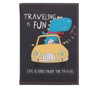 CTIRCHIU Protège-Passeport PU Cuir Organisateur de Voyage Pochette Document Carte Étui Pratique pour Adultes et Femmes