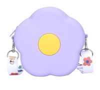 CTIRCHIU Sac à Main Silicone à Fleurs Bandoulière Réglable Porte-monnaie Pour Femmes Et Filles