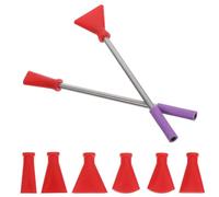 CTIRCHIU Souffleur pour Pouring en Acier Inoxydable Embouts de Paille Résistants pour Peinture Acrylique Fluide, pour Art de Peinture Fluide et Projets DIY Maison