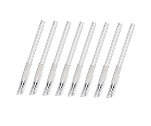 CTIRCHIU Stylos Marqueurs Dermographiques en Plastique Lot de 8 Waterproof Non Effaçables Pointe Unique pour Tatouage et Piercing Usage Professionnel
