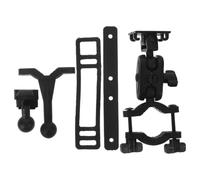 CTIRCHIU Support de caméra embarquée pour véhicule avec Panneau arrière de rétroviseur, Plastique résistant, réglage Multi-Angles, Noir, pour Dash cam, intérieur Automobile