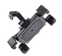 CTIRCHIU Support de Téléphone Portable pour Moto Fixation sur Rétroviseur, Plastique Noir, Verrouillage Mécanique Sécurisé, pour Scooter et Vélo Électrique