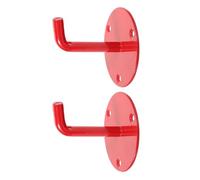 CTIRCHIU Support Mural pour Extincteur 2-9 Kg en Fer, Lot de 2 Crochets Fixes Lourds pour Montage Sécurisé, Fixation Murale Polyvalente pour Sécurité Incendie en Maison et Bureau