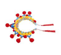CTIRCHIU -tête Opéra Asiatique -tête Opéra Oriental Avec Pompons Pour Jeux De Rôle Et Représentations Pour Femmes Et