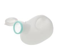 CTIRCHIU Urinoir Grosse Capacité 2000ml pour Hommes en Plastique Blanc Couvercle Facile à Transporter, Finition Soignée pour Voyage et Utilisation à Domicile
