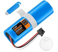 CTIYORK 14.4V/4000mAh Li-ION Batterie de Rechange pour Xiaomi Mop 2s/Mop P/Mop Pro, pour Xiaomi Mijia STYTJ02YM, XMSTJQR2S, pour Proscenic M6 Pro, Proscenic LDS M7 Robot Vacuum Batterie