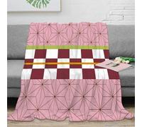 CTJQHVKZ 3D Imprimé GeometricPattern Couverture de Lit Microfibre Chaude ModernJapaneseDesign Jeté de Canapé Cadeau Anniversaire pour Couples 80×90inch(200x230cm)