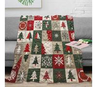 CTJQHVKZ 3D Imprimé Quilt Patterns Jeté de Lit Microfibre Literie fête Patchwork Couverture Lavable en Machine pour Jeunes Voyageurs Colocataires 70×80inch(180x200cm)