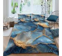 CTJQHVKZ Microfiber 3D Printed Bed Cover with Unique Galaxy Pattern, Soft and Durable, Ideal for Home, Dorms, and Rentals in UK Single（135x200cm）