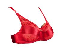 CTKOLYS Soutien-Gorge De Poche De Prothèse Mammaire Pour Mastectomie De Travestis,Rouge,XXL
