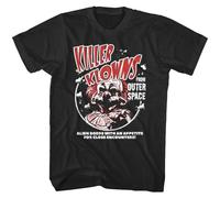 CTLEICODW Killer Klowns from Outer Space Mens T Shirt Alien Bozos with an Appetite Horror
