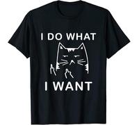 CTLEICODW Men's Funny I do What I Want with My Funny Gift T-Shirt Personalize T-Shirt Black
