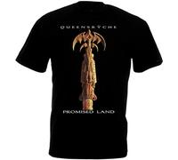 CTLEICODW Queensrÿche Promised Land T Shirt Red Khaki Black Heavy Metal