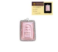 CTLHJ 01. Pendentif amulette thaïlandaise dorée Phra Somdej avec Chinnabanchon Katha. Les affaires sont en plein essor. Avoir une carte d'identité indépendante, Non, acier titane, pas de pierre