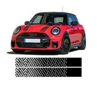 CTLTSRX 2 pcs Bonnet Stripes Band Hood Autocollant Styling Décalcomanie, pour Mini Countryman U25 2024 Cooper SE J01 F65 F66 F67 JCW 2025