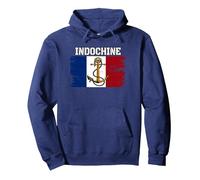CTM 27 Indochine Chaland de Transport de Matériel Vétérans Sweat à Capuche, Unisexe pour Adultes, Bleu Marine, S