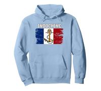 CTM 27 Indochine Chaland de Transport de Matériel Vétérans Sweat à Capuche, Unisexe pour Adultes, Bleu poudré, XL