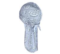 CTM Durag en satin soyeux pour homme, gris, taille unique