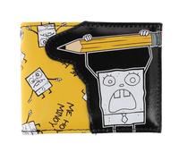 CTM Portefeuille à deux volets pour enfant Bob l'éponge, jaune, one size, 2 volets