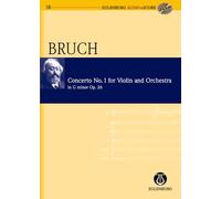 Cto Violon No1 Op.26 sol min. +CD - Cond.Poche +CD