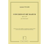 Eschig – Partition pour violon et piano – Concerto violon Op.3/9 Ré majeur
