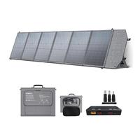 CTOLITY 200 W Panneau solaire pliable, modules monocristallins étanches, sortie MC4 20.5 V, compatible avec les centrales électriques, les camping-cars, les bateaux et les habitations