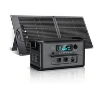 CTOLITY AP1000 Station électrique portable 1028Wh avec panneaux solaires pliables de 100W, EU Prise 220-240V, UPS, 1 heure pour charger à 80%, générateur solaire pour Camping Maison Bureau Caravanes