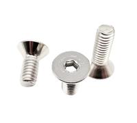 Ctongrun-Boulons à tête cylindrique 5/16-18 Coarse Thread 304 A2-70 Stainless Steel Hexagon Hexagon Hexagon Countersunk Bolt, 10pcs, Durable et robuste(1")