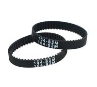 Ctongrun-Courroies distribution imprimante 3D S2M Timing Belt 102 104 106 108 110 112 114 116 118 120 122 124 126 128 Width 6mm Rubber Closed-loop Belt， Résistant à l’abrasion(S2M-110 (55 teeth),2pcs)