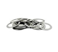 Ctongrun-Rondelles d'arrêt M13 M14 M15-M45 épaisseur 0.1mm-1.0mm rondelles de calage en acier inoxydable rondelle plate Ultra mince, Anticorrosion et antirouille(10Pcs M16x22x0.2)