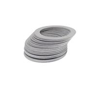 Ctongrun-Rondelles d'arrêt M32-M50 Épaisseur de cale d'épaisseur de 0,2 mm en acier inoxydable Rondelle plate ultra mince joint de réglage haute précision, Anticorrosion et antirouille(42x52x0.2 (5Pcs