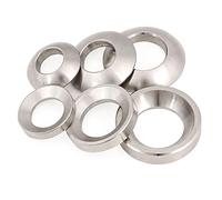 Ctongrun-Rondelles d'arrêt M6 M8 M10 M12 M16 M20 M24 Rondelle conique contre la camionnette compteur 304 Joint sphérique en acier inoxydable Concave Convex Cone Cone, Anticorrosion et antirouille