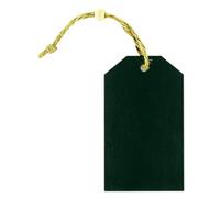 CTOP - Loisir créatif - Set 6 tags ardoise rectangle 5 x 8.5 cm + corde