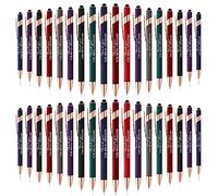Ctosree Lot de 50 stylos à bille inspirants pour écran tactile - Citation de motivation - Pour homme et femme - Encre noire - Style élégant