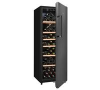 La Sommelière Cave à vin de vieillissement CTPNE147E 147 bouteilles Porte pleine Classe E Noir